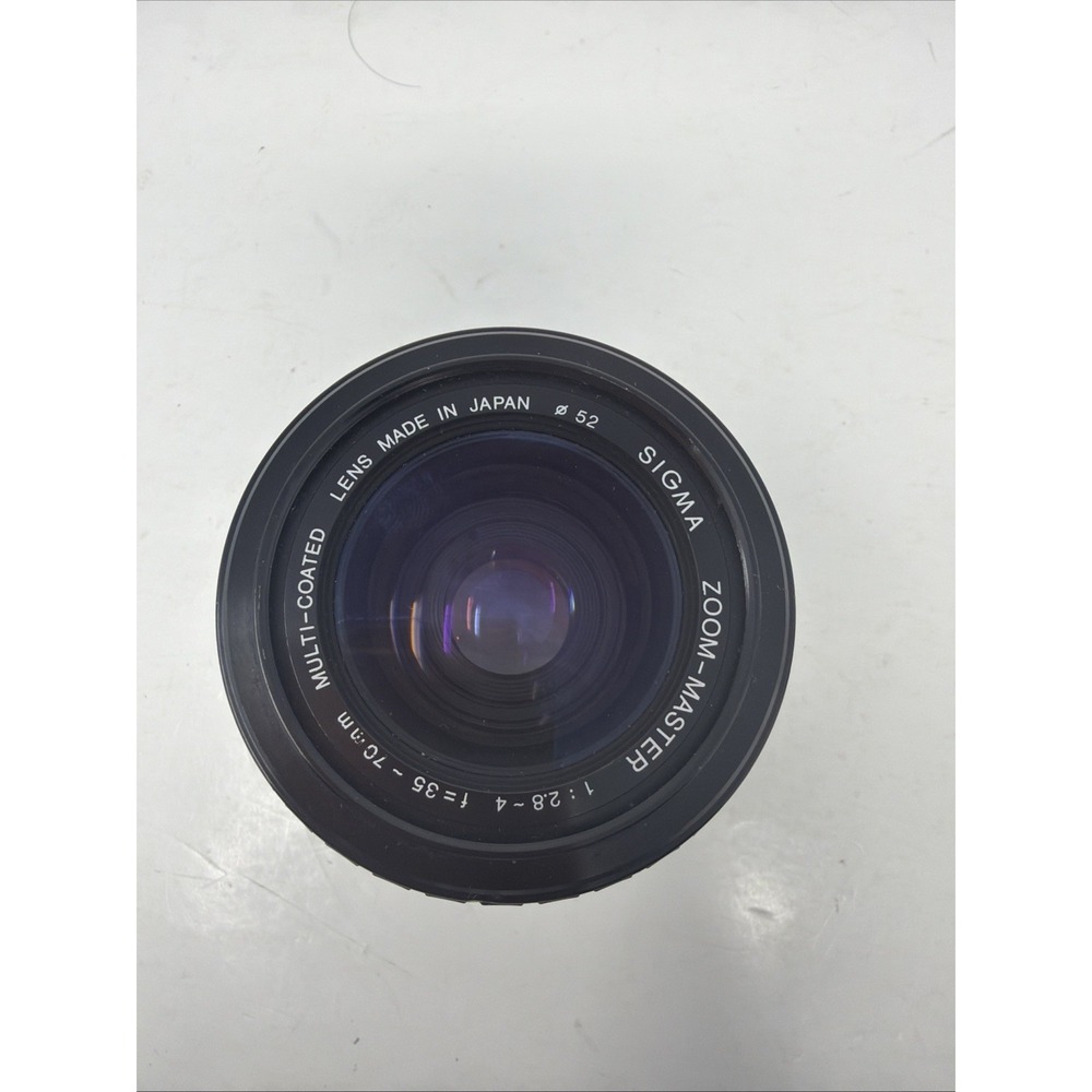 Sigma Zoom Master 35-70mm 1:2.8-4 Japan Made Camera Lens 52‎